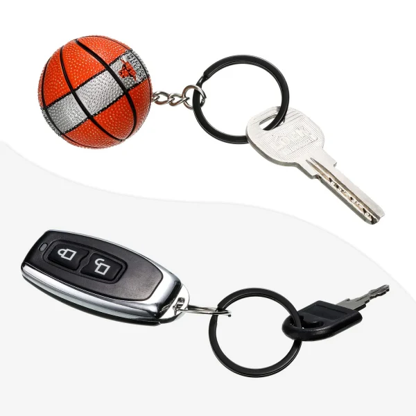 Emlimny Round Flat Key Rings Key Chain Small Metal Split Ring for Home Car Keys Organization, 30 Pieces (Black, 1.1 Inch, 1.18 Inch and 1.26 Inch) - Image 2