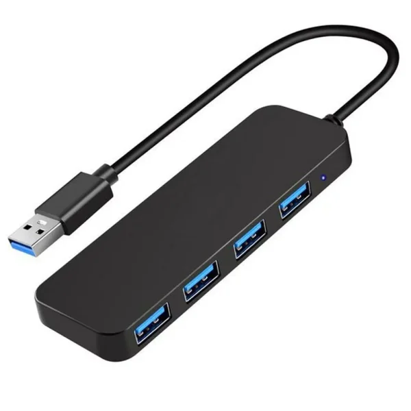 USB 3.0 Hub, Rongsi 4-Port USB Hub USB Splitter USB Expander for Laptop, Xbox, Flash Drive, HDD, Console, Printer, Camera,Keyborad, Mouse - Image 2