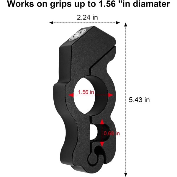 Genreen Motorcycle Locks Anti Theft - Motorcycle Lock Heavy Duty for Grip Lock Throttle Lock Brake Locks Anti Theft Motorcycle Locks Front Brake on Dirt Bike - Image 4