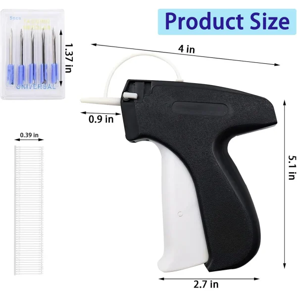 Genreen Stitchy Stitch Gun, Micro Mini Stitch Gun for Clothes, Fine Stitch Tagging Gun for Clothing, Clothing Stitch Tagging Gun, Stitchy Quick Clothing Fixer, Mini Stitch Gun for Clothes - Image 4