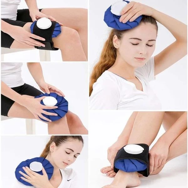 Ice Cold Pack Reusable Ice Bags Hot Water Bag for Injuries - Image 2