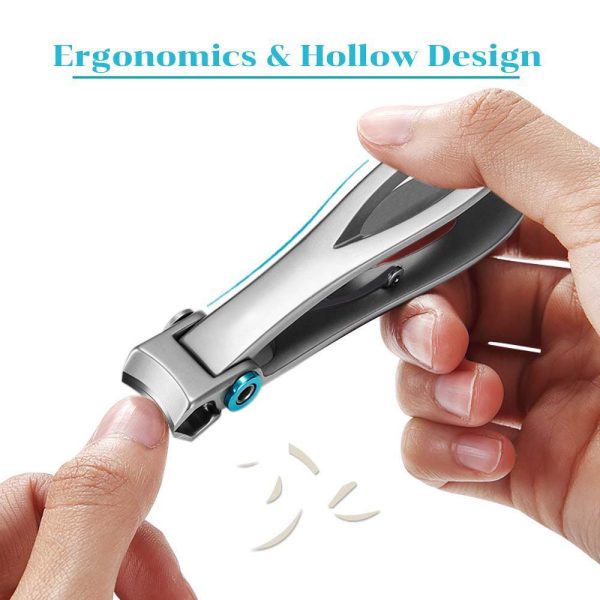 Nail Clippers for Thick Nails - Rongsi 15mm Wide Jaw Opening Extra Large Toenail Clippers Cutter with Nail File for Thick Nails, Heavy Duty Fingernail Clippers for Men, Seniors - Image 2