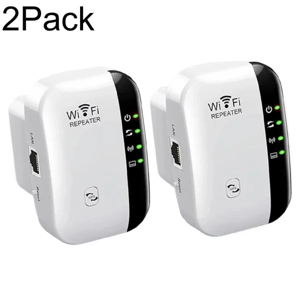 Rongsi 2 Pack WiFi Extender,2023 Newest Generation WiFi Booster,Covers up to 3000 Sq.ft,Internet Booster with Ethernet Port,Wifiblast,1-Tap Setup,Access Point,WiFi Extenders Signal Booster for Home