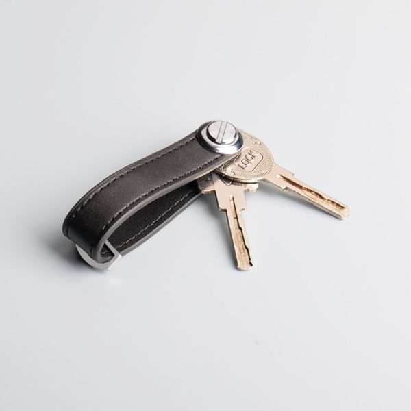 Rongsi Compact Key Holder - Stylish & Practical Pocket Key Organizer With Secure Locking Mechanism. (Black)