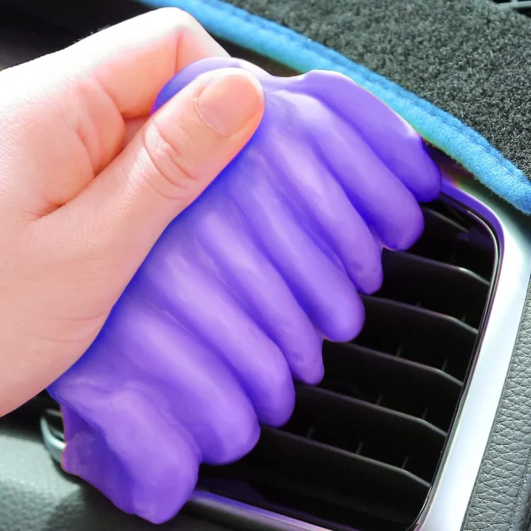 WUSI Cleaning Gel for Car Putty Car Vent Cleaner Gel Auto Tools Car Interior Cleaner Dust Mud for Cars and Keyboard Cleaner(purple)