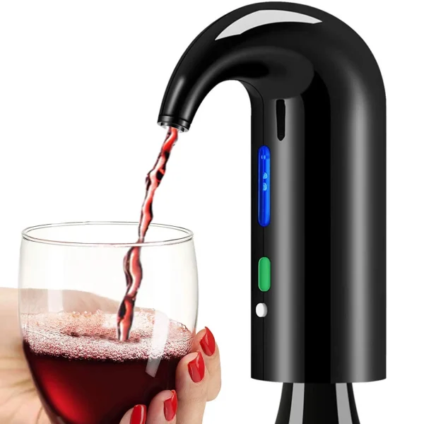 Emlimny Wine Aerator, Electric Wine Decanter, Wine Dispenser, Wine Pourer, Wine Accessories Wine Gifts for Wine Lovers