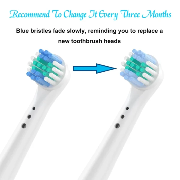 Rongsi Replacement Brush Heads for Oral B Compatible Electric Toothbrush Heads, Includes 4 Precision, 4 Floss, 4 Cross and 4 White - 16 Pack - Image 3