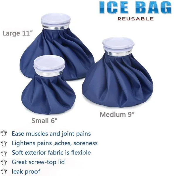 Ice Cold Pack Reusable Ice Bags Hot Water Bag for Injuries - Image 3