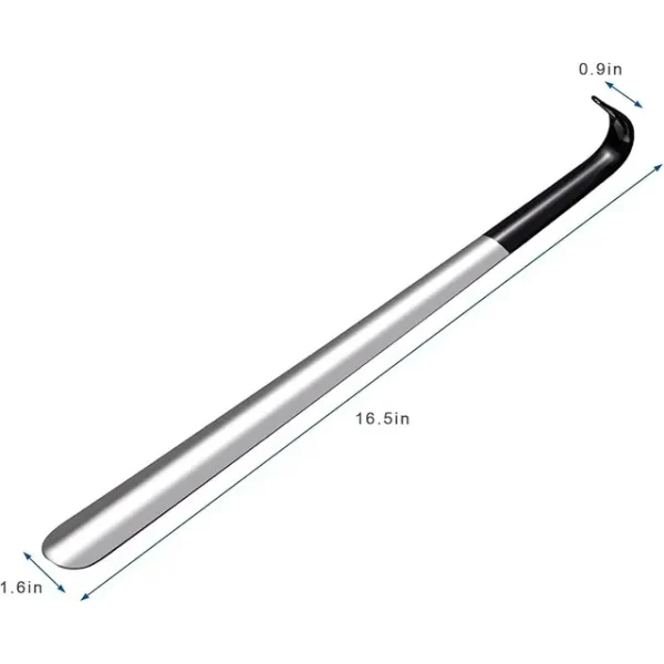 Genreen 2 Pcs Shoe Horn long Handle, 16.5 Inch Long Shoe Horn for Seniors and Pregnant Woman - Image 4