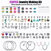 Charm Bracelet Making Kit, Rongsi 150 Pcs Jewelry Making Supplies Including Pendants Neck Chains, Unicorn Gifts Set for Teen Girls Arts and Crafts for Kids Ages 5-12 - Image 2